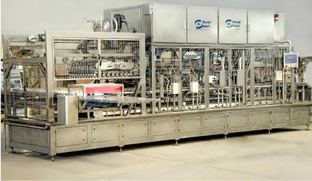 ماشین پرکن خطی چند ردیفه